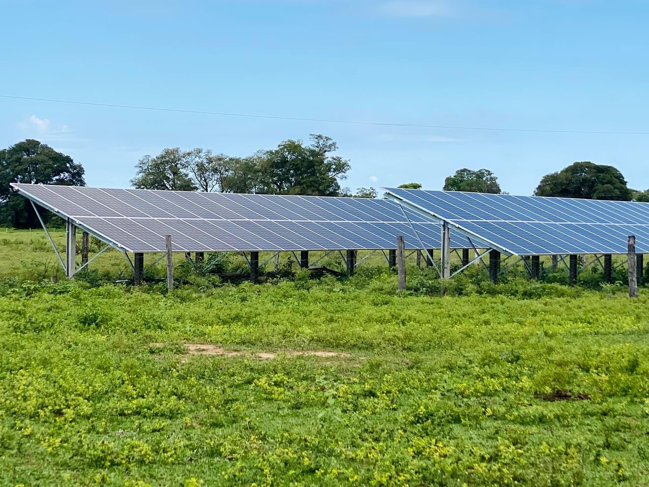 estrutura para painel solar