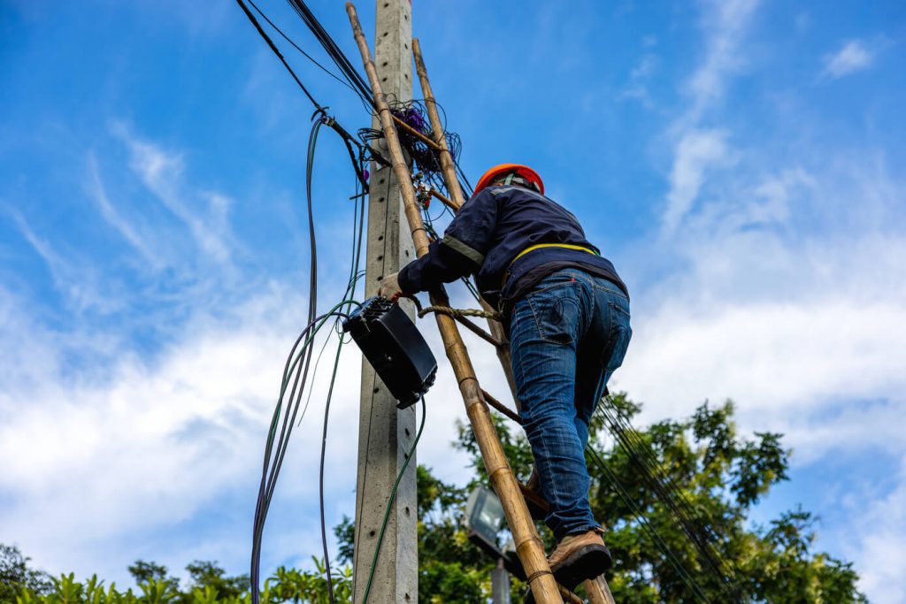poste de energia elétrica