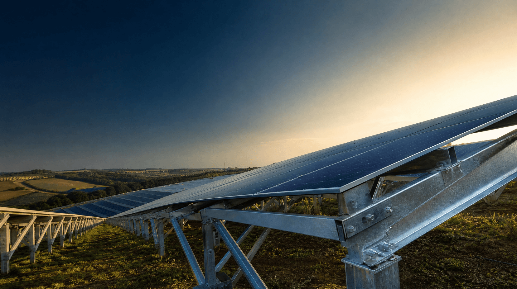 estrutura metalica para painel solar